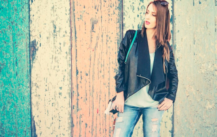 prendas efecto piel Moda Daddit